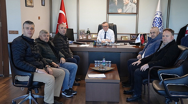 BİGA TSO 6 NO'LU MESLEK KOMİTESİ'NDEN BAŞKAN ŞEN'E ZİYARET