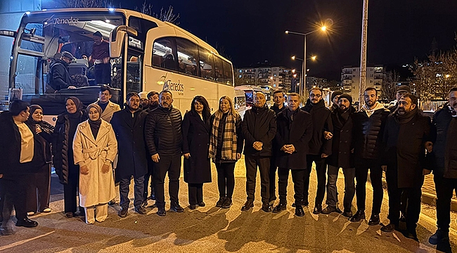 ÇANAKKALE'DEN GAZZE YÜRÜYÜŞÜNE DESTEK