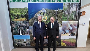 ÇANAKKALE VALİSİ TORAMAN'DAN ORMAN BÖLGE MÜDÜRLÜĞÜ'NE ZİYARET
