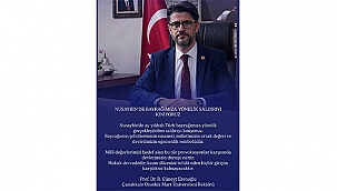 ÇOMÜ REKTÖRÜ ERENOĞLU'NDAN BAYRAĞA YÖNELİK SALDIRIYA SERT TEPKİ