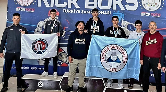 ÇOMÜ, ÜNİVERSİTELER LİGİ KİCK BOKS TÜRKİYE ŞAMPİYONASI'NDA FİNALE YÜKSELDİ