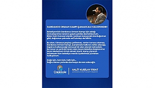 DARDANOS ORMAN KAMPI İÇİN KAMULAŞTIRMA KARARINA DESTEK