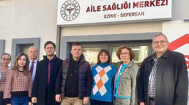 EZİNE'DE SAĞLIK KURUMLARINA DEĞERLENDİRME ZİYARETİ