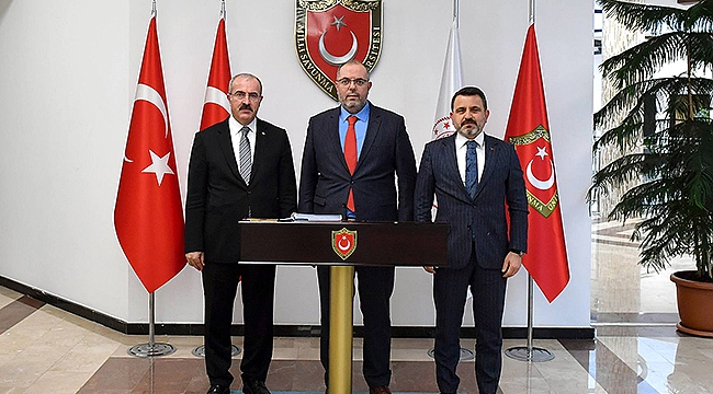 MİLLİ SAVUNMA ÜNİVERSİTESİ REKTÖRÜ AFYONCU'YA ZİYARET