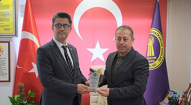 REKTÖR ERENOĞLU'NDAN ESNAF VE SANATKÂRLAR BİRLİĞİ'NE ZİYARET