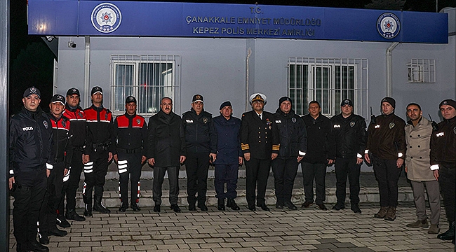 VALİ TORAMAN'DAN YILIN SON AKŞAMINDA GÜVENLİK ZİYARETİ