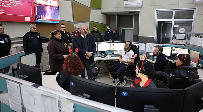 VALİ TORAMAN'DAN YILIN SON GECESİNDE ZİYARETLER