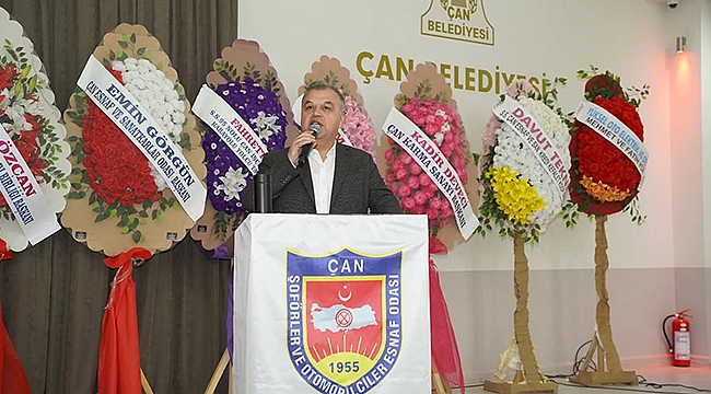 BAŞKAN ARSLAN, ŞOFÖRLER ODASI GENEL KURULUNA KATILDI