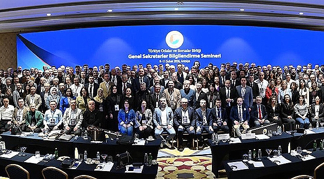 BİGA TSO GENEL SEKRETERİ TOBB SEMİNERİNE KATILDI