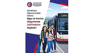 BİGA VE YENİCE ULAŞIMINDA %20 İNDİRİM