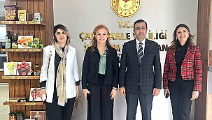 ÇANAKKALE İL TARIM VE ORMAN MÜDÜRLÜĞÜ'NE FAO HEYETİNDEN ZİYARET