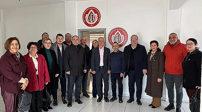  CHP ÇANAKKALE MERKEZ İLÇE'DEN MESLEK ODALARINA ZİYARET