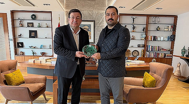 HALİT KUBİLAY FIRAT'TAN BAŞKAN ERKEK'E ZİYARET