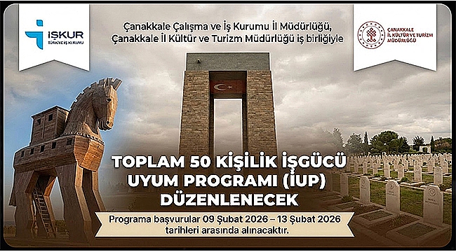 KÜLTÜR VE TURİZM İÇİN 50 KİŞİLİK İUP BAŞLIYOR