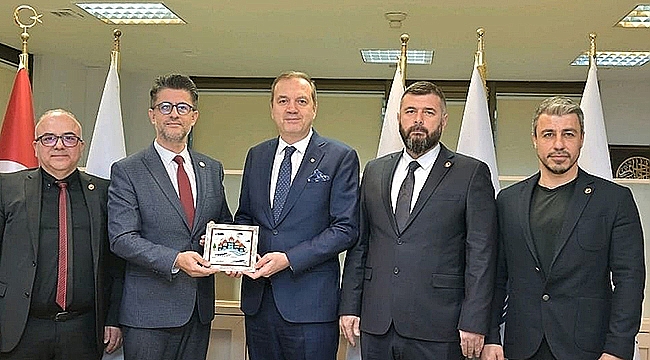 REKTÖR ERENOĞLU, İMEAK DENİZ TİCARET ODASI'NI ZİYARET ETTİ