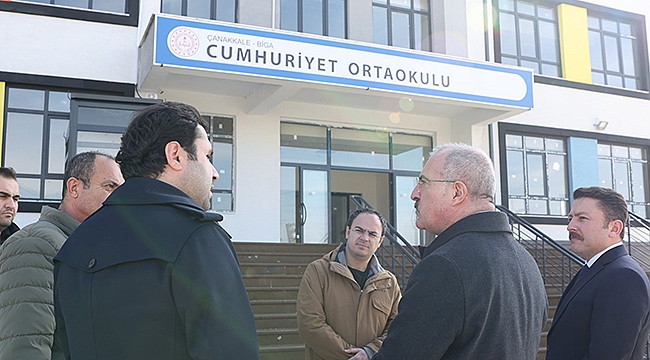 VALİ TORAMAN'DAN BİGA'DA İNCELEME VE ZİYARETLER