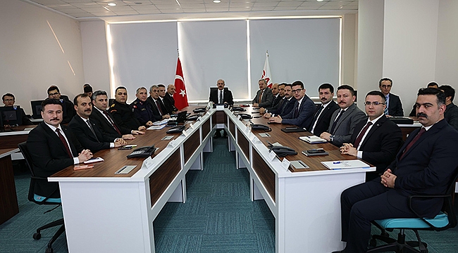 ÇANAKKALE'DE GÜVENLİK VE ASAYİŞ TOPLANTISI