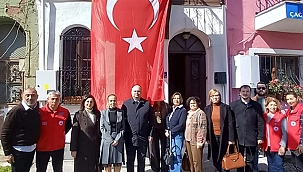 CHP MERKEZ İLÇE BAŞKANLIĞI'NDAN AŞAV ÇANAKKALE ŞUBESİ'NE ZİYARET