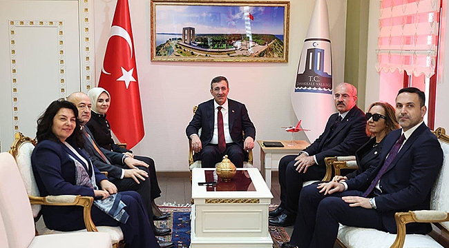 CUMHURBAŞKANI YARDIMCISI YILMAZ'DAN VALİLİĞE ZİYARET