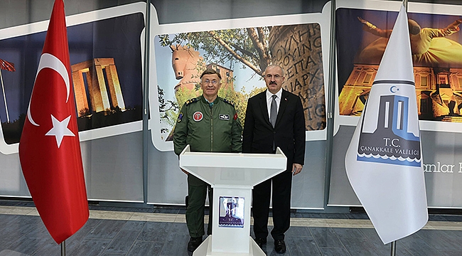 HAVA KUVVETLERİ KOMUTANLIĞI HEYETİNDEN VALİ TORAMAN'A ZİYARET