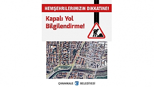 KAPALI YOL BİLGİLENDİRME
