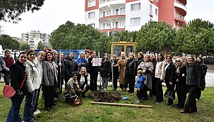 ŞİDDETE KURBAN GİDEN KADINLAR ANISINA FİDAN DİKİLDİ