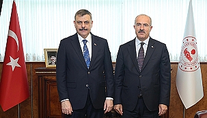 VALİ TORAMAN'DAN İÇİŞLERİ BAKANI ÇİFTÇİ'YE ZİYARET