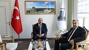  ADALET KOMİSYONU BAŞKANI ERAY DOĞAN'DAN VALİ TORAMAN'A VEDA ZİYARETİ