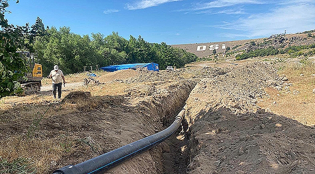AYVACIK'TA 30 KÖYE KESİNTİSİZ İÇME SUYU SAĞLAYACAK DEV PROJE DEVAM EDİYOR