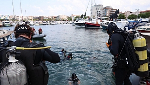 ÇANAKKALE'DE DENİZ DİBİ TEMİZLİĞİYLE ÇEVRE FARKINDALIĞI OLUŞTURULDU