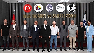  DEFTERDAR ÇELİK'TEN BİGA TSO'YA ZİYARET