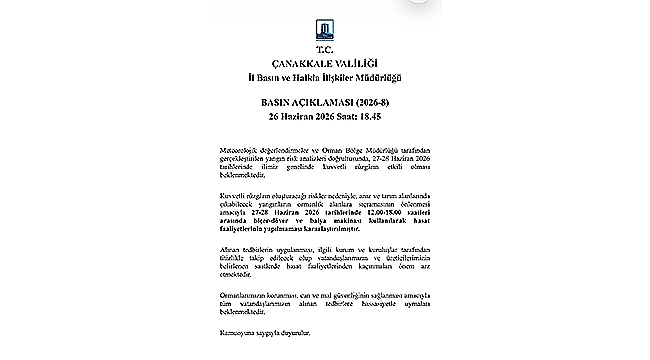 HASADA RÜZGAR ENGELİ