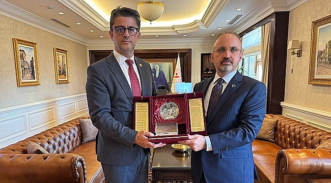 REKTÖR ERENOĞLU'NDAN İÇİŞLERİ BAKAN YARDIMCISI TURAN'A ZİYARET