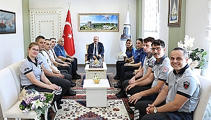  VALİ TORAMAN, ÖZEL GÜVENLİK PERSONELİNİ KABUL ETTİ