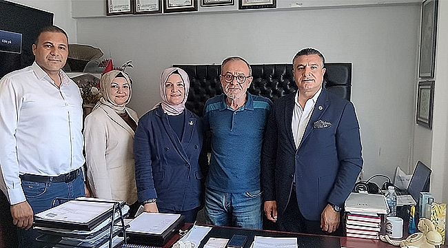  YENİDEN REFAH PARTİSİ'NDEN ÇANAKKALE MEDYA GRUBU'NA ZİYARET