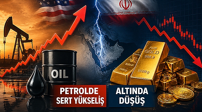 ABD-İRAN GERİLİMİ PETROLÜ YÜKSELTTİ, ALTINI GERİLETTİ