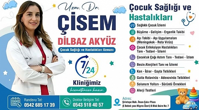 BİGA'DA ÇOCUK SAĞLIĞINA GÜVENİLİR DOKUNUŞ