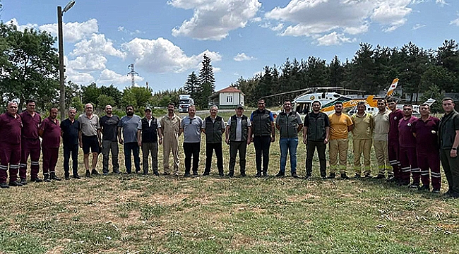  BÖLGE MÜDÜRÜ DEMİRCİ'DEN YANGIN EKİPLERİNE MORAL ZİYARETİ