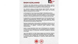 İÇİŞLERİ BAKANLIĞI'NDAN 15 TEMMUZ MESAJI