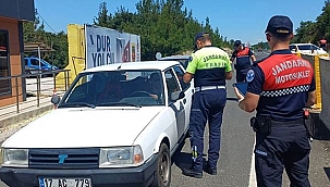 JANDARMADAN TRAFİKTE HUZUR VE GÜVEN UYGULAMASI