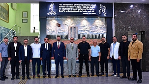 MHP ÇANAKKALE İL YÖNETİMİNDEN ÇOMÜ GENEL SEKRETERİ OĞUZ ÜNAL'A ZİYARET