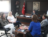 Yabancı Konuklar Başkan Kuzu’yu Ziyaret Etti