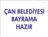 Çan Belediyesi Bayrama Hazır