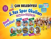5.Yaz Spor Okulları Açılıyor