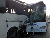 Sürat Kaza Getirdi, Yolcu Otobüsü Servis Otobüsüne Arkadan Çarptı