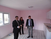Kalburcu Köyü Prefabrik Ev İnşaatı İncelendi
